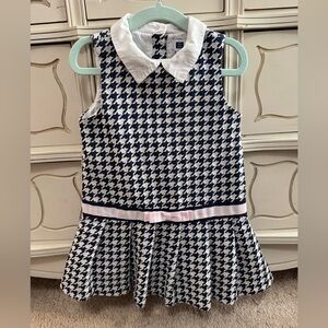Janie and Jack Classic Houndstooth Dress
